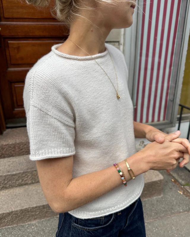 Mønster Cloud tee Petiteknit