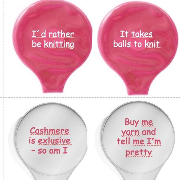 Hovedbilde Strikkerefleks med engelske tekster