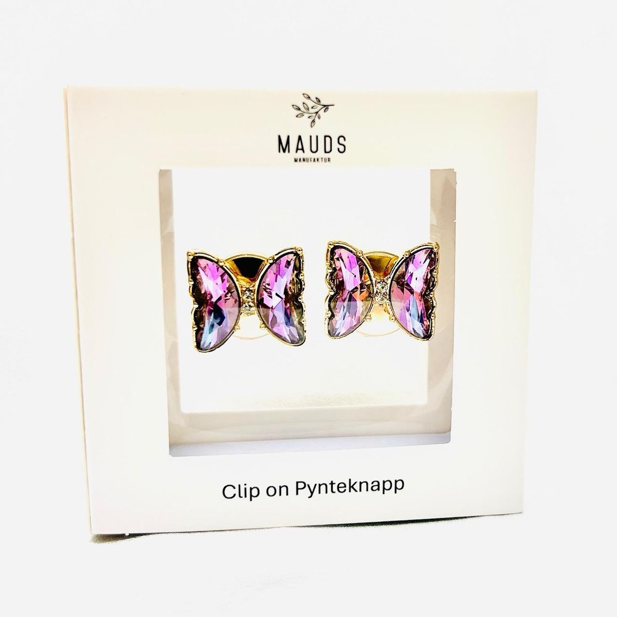 Clip on pynteknapper d - pk.2 stk.