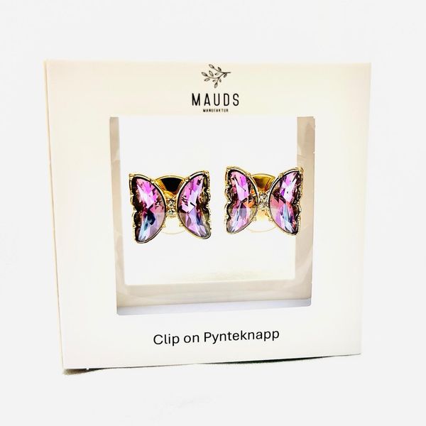Hovedbilde Clip on pynteknapper d - pk.2 stk.