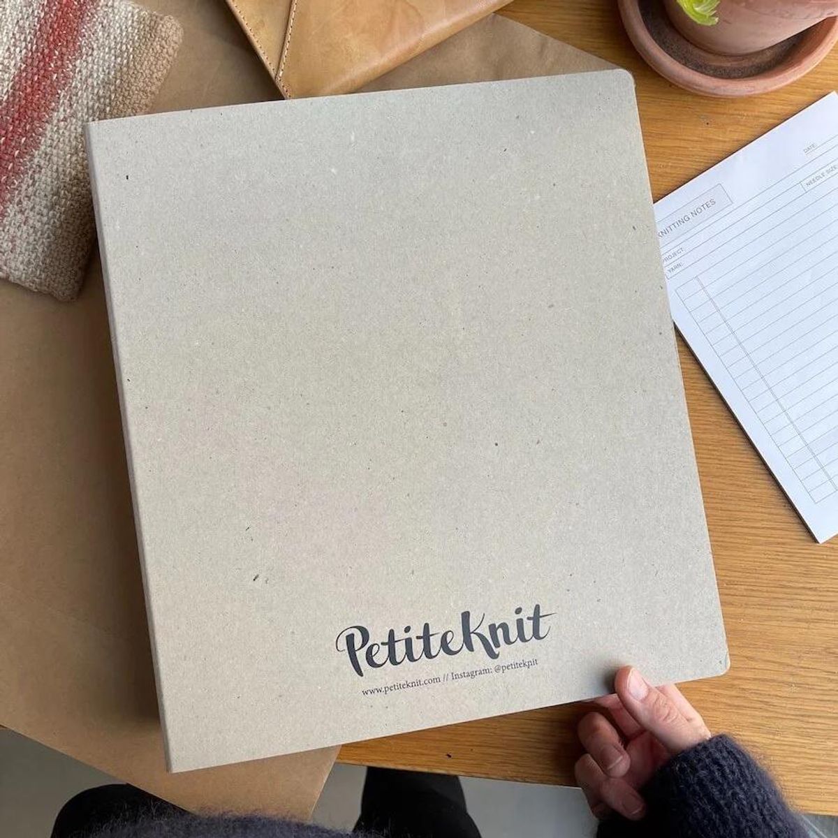 A4-mappe - 70 mm - PetiteKnit