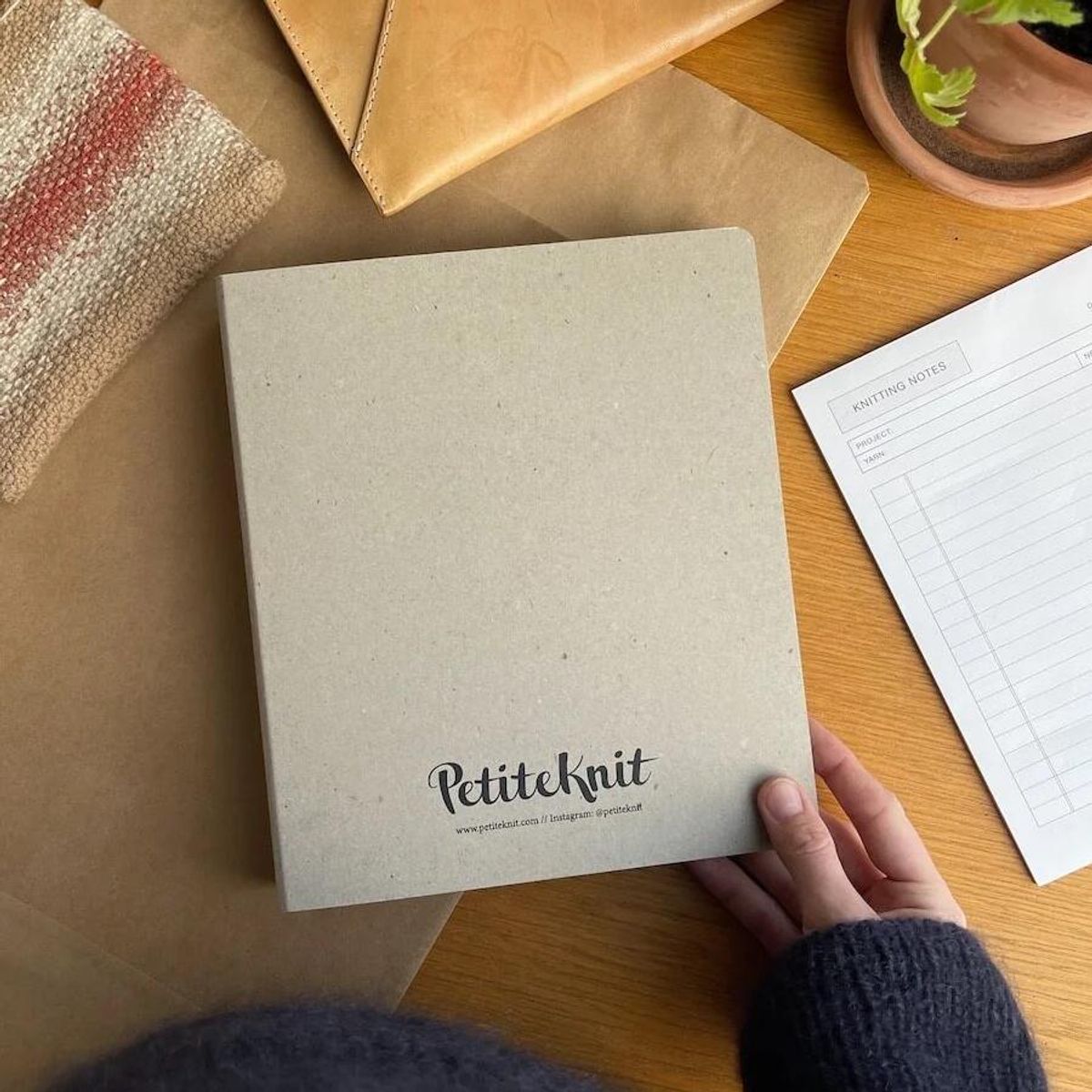 A5-mappe - 40 mm - PetiteKnit